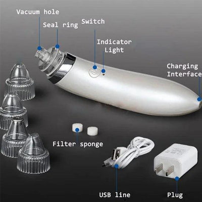 Face Vacuum Blackhead Remover Pore Cleaner